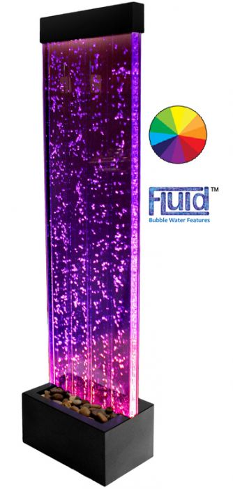 Pared de Agua con Burbujas - Luces Multicolores - 150cm